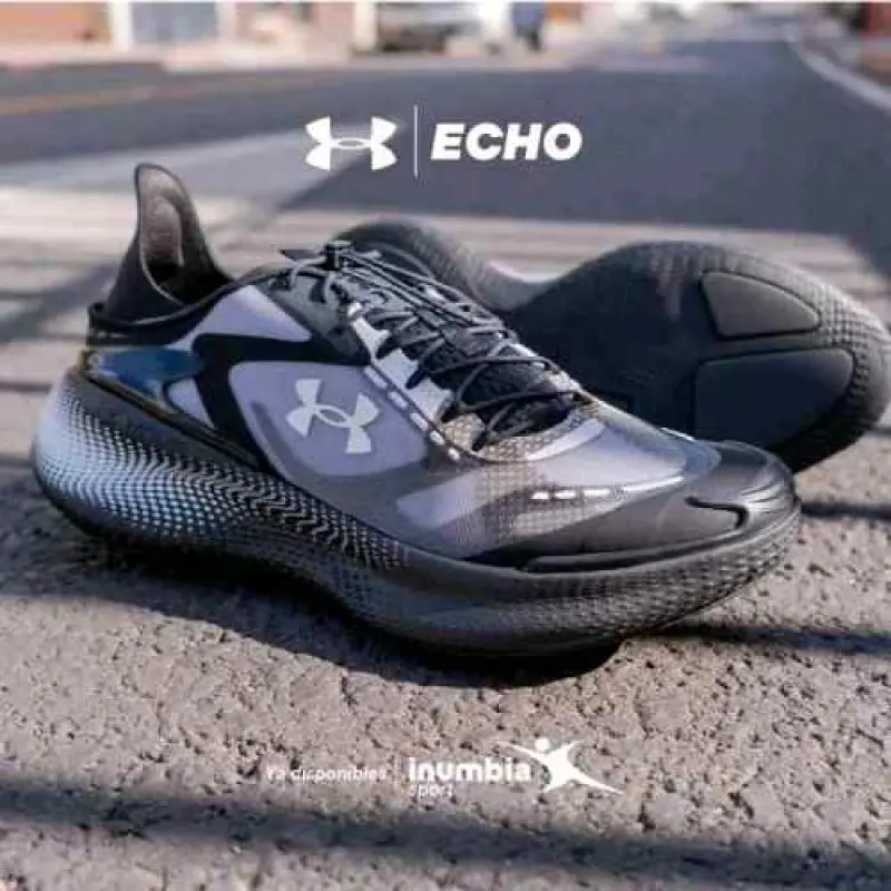 Underr Armour UA Echo SlipSpeed Black White - Image 3