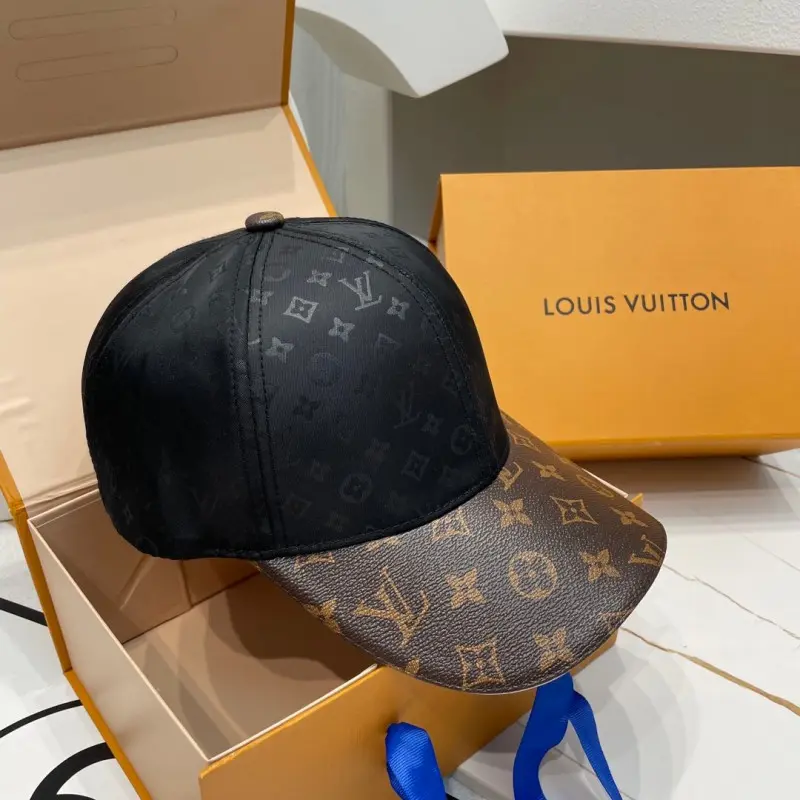 Louis Vuitton Exibit Dual MonoGram Premium Unisex Cap (With Safety Box) - Image 2