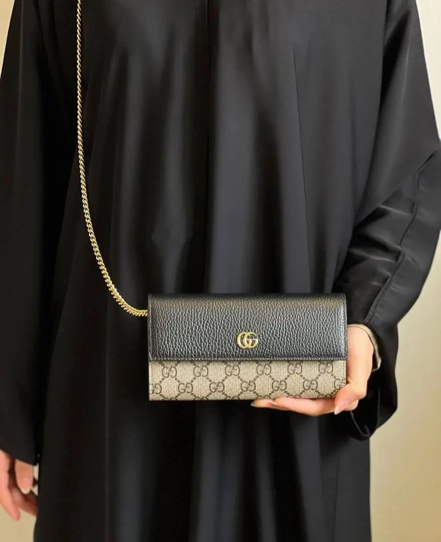 Gucci 73 GG Supreme ChainWallet With OriginalBox DustCover - Image 4