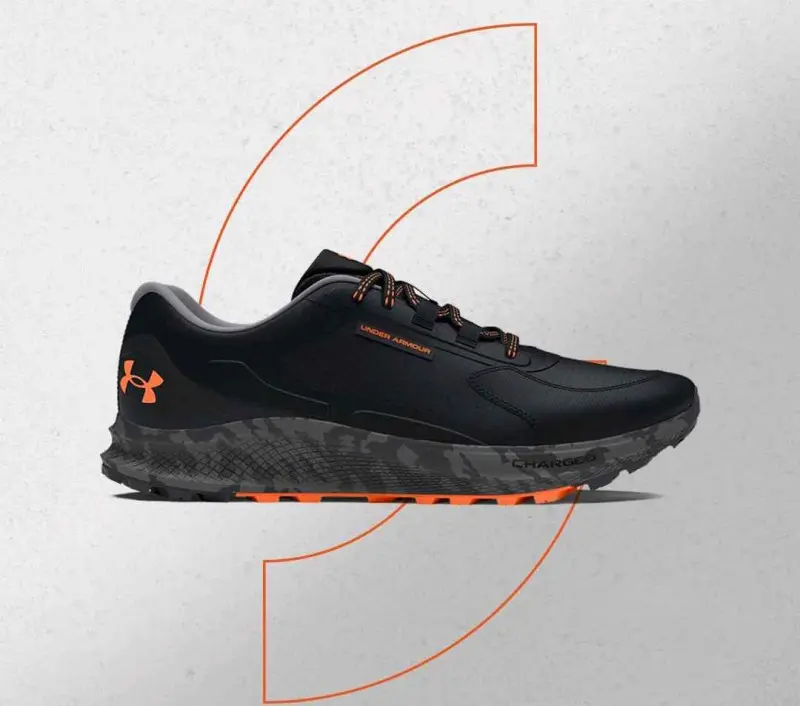 Under Armorr charged bandit trail 3 black orange - Image 5