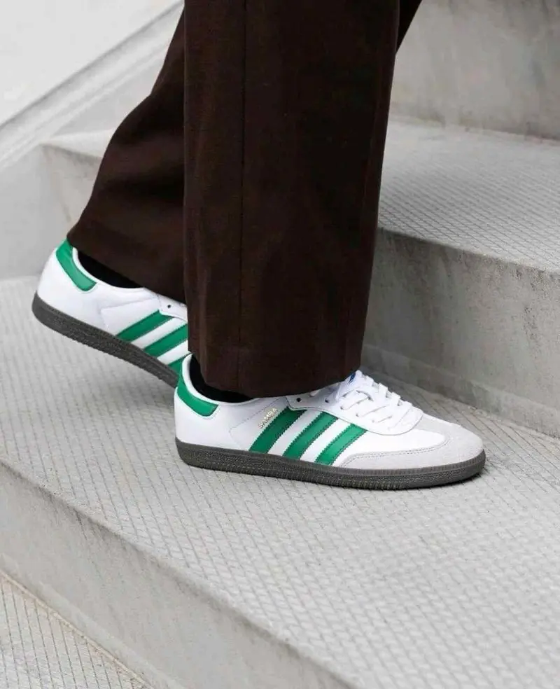 Adidas SAMBA WHITE GREEN 461 - Image 4