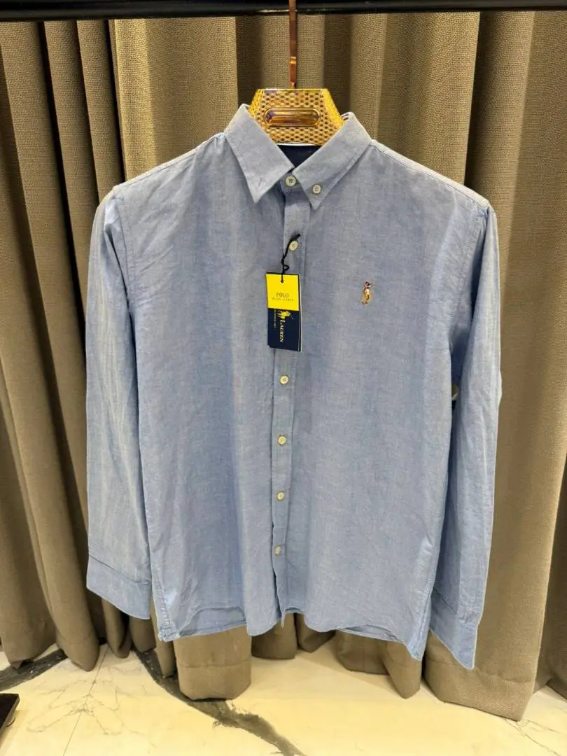 Ralph LAUUREN LINEN SHIRTS sky