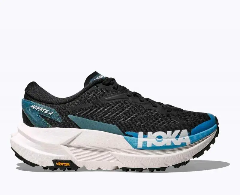 Hoka Mafate X Trail Runners Black Skyward Blue - Image 4