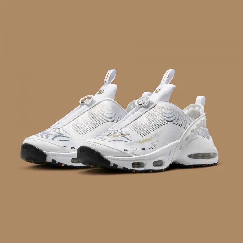 Nike Airmax Craze White Metallic Gold 5018 - Image 6
