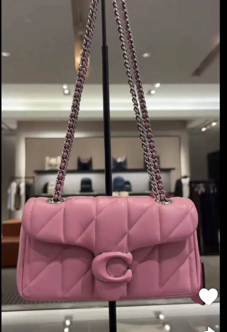 Coach Tabby 26 Quilted Pink Highend Quality With CarryBag DustCover - Image 2