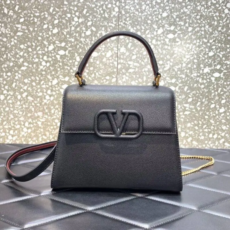 Valentynoo Black VSling TopHandle ShoulderBag With dustCover - Image 7