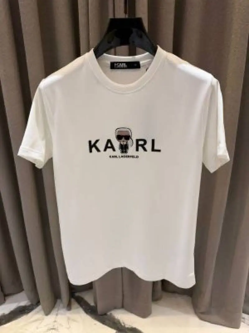 KARLL LAGERFIELD ROUND NECK IMPORTED TSHIRT WHITE - Image 2