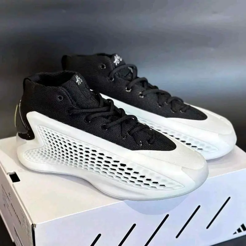 Adidas AE 1 Stormtrooper Anthony Edwards White Black 872 - Image 3