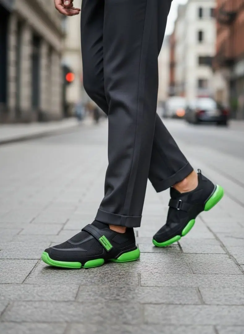 Praddaa Cloudbust Knit Black Green - Image 6