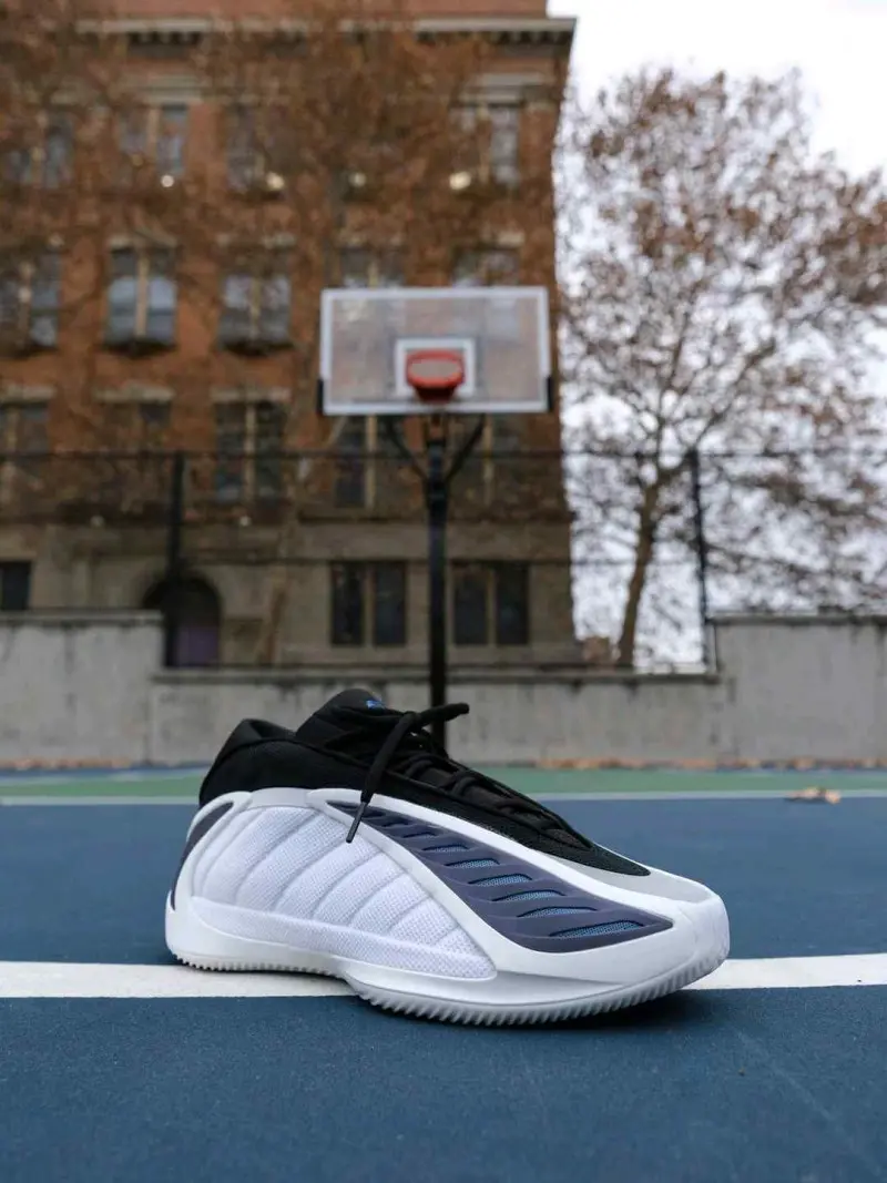 Adidas ANTHONY EDWARDS 2 Cloud White Core Black Dusky Ink - Image 4