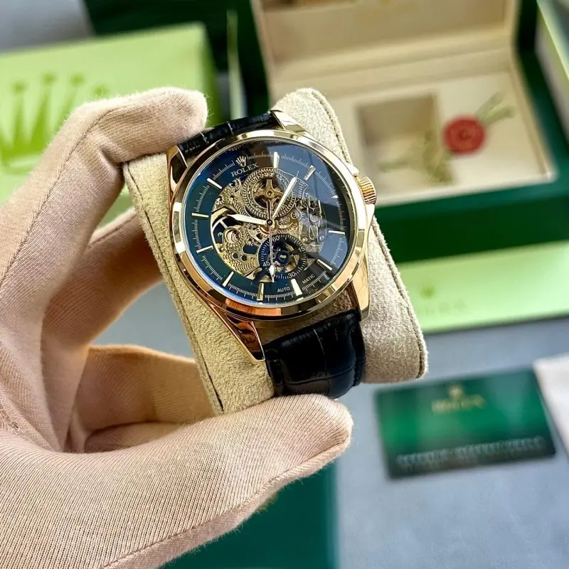 Rolex Leather Automatic BlackGold - Image 3