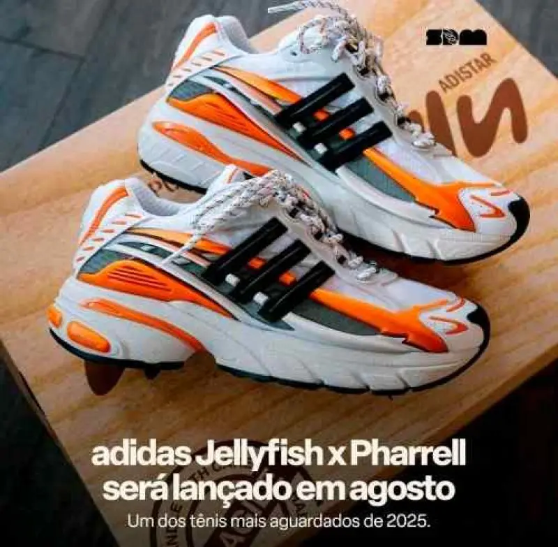 Adidas x pharrell williams jellyfish blanc orange - Image 8