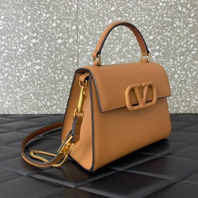 Valentynoo Tan-Brown VSling TopHandle ShoulderBag With DustCoverhut - Image 10