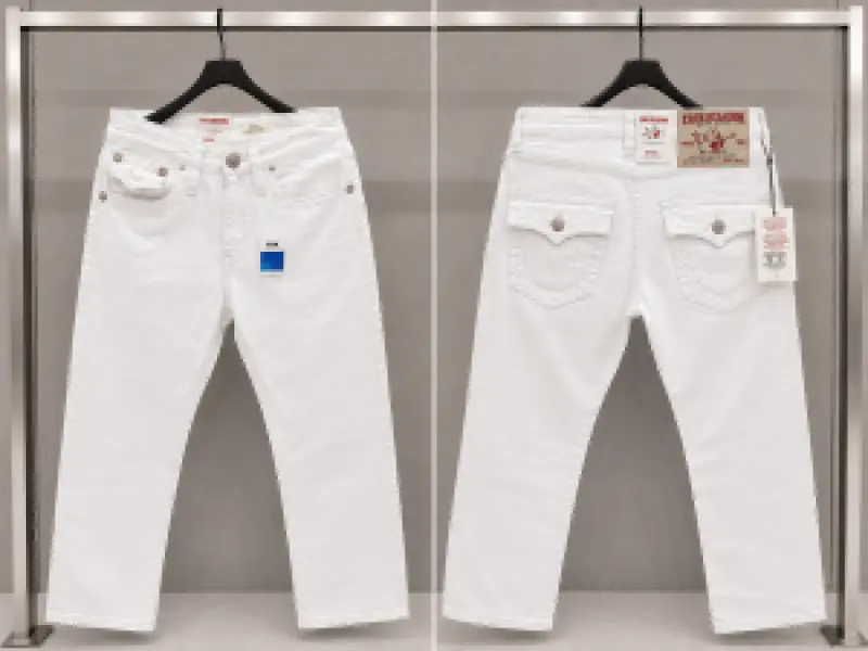 True Religion Imported Milky White Denim