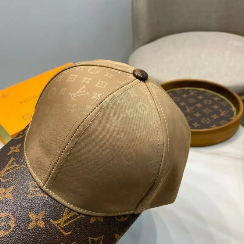 Louis Vuitton Exibit Dual MonoGram Premium Unisex Cap (With Safety Box) - Image 5