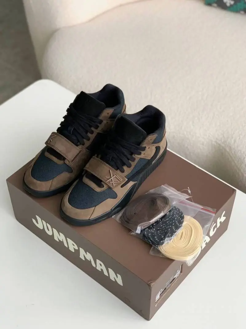Travis Scott x Jordan Jumpman Jack TR Dark Mocha UA Quality - Image 6