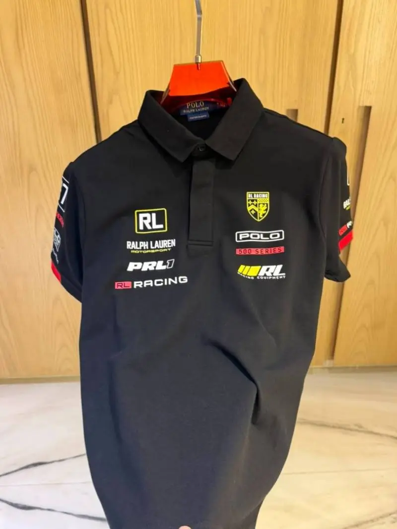 PORSCHEx Ralpxh Lauren IMPORTED STORE ARTICLE POLO T-SHIRT - Image 3