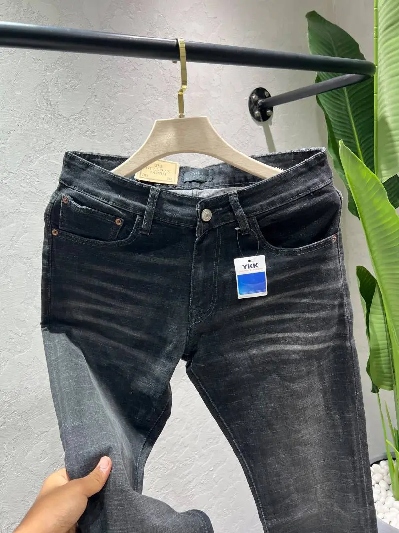 Ralph Lauren Bootcut Premium Imported Fabric Denim With Back Pocket Embroidered Work Logo 4582 - Image 4