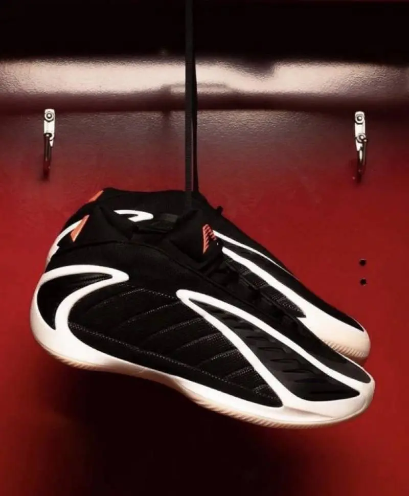 Adidas Anthony Edwards 2 Core Black Zero Metallic Red - Image 5