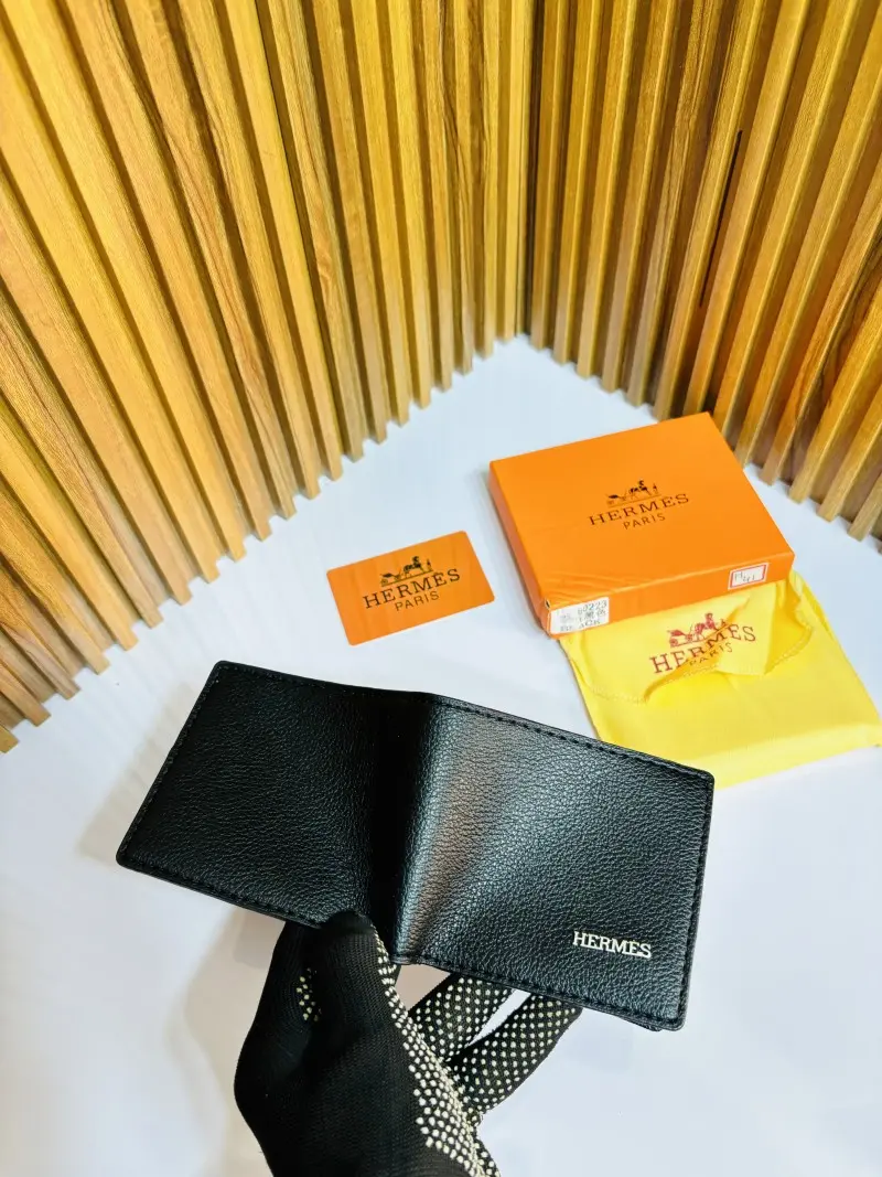 41 HERMEZ FULL BLACK PREMIUM QUALITY WALLET WITH BOX - Image 2