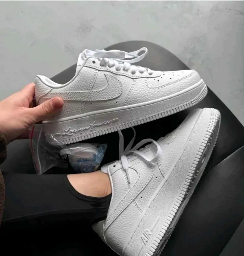 Nocta X Nikkee Airforce 1 Low Certified Lover Boy Triple White - Image 6