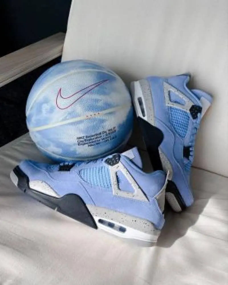 Jordan 4 Unc University Blue 047 - Image 4