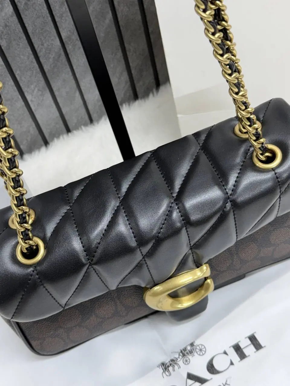 Coach Tabby 26 Quilted Highend Quality Coded With OriginalBox CarryBag Premium - Image 2