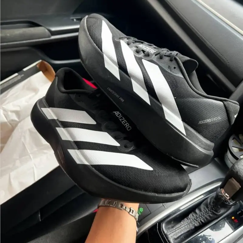 Adidas Adizero Evo SL Black White - Image 3