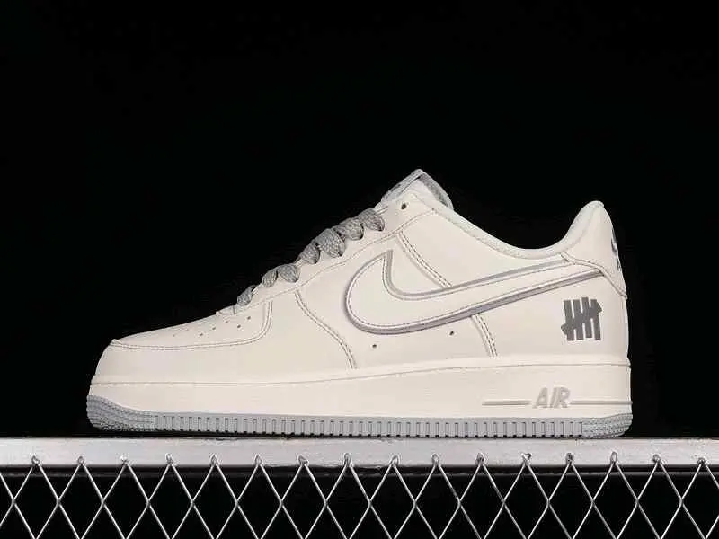 Undefeated x Nikkee Air Force 1 07 Low Cream Light Grey