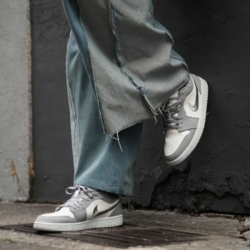 air jordan 1 low light steel grey sale - Image 3