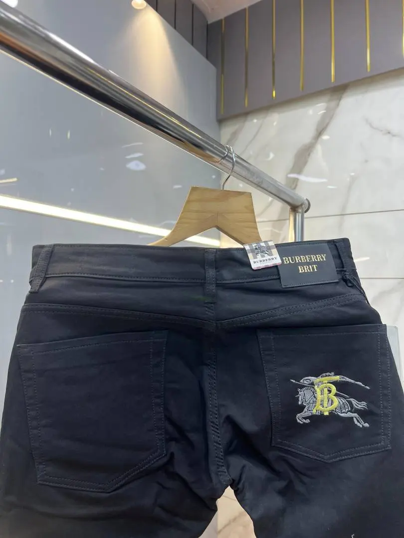 Burberry Black Regular fit Denim with back pocket Logo Sale Offer 3132 - Image 3