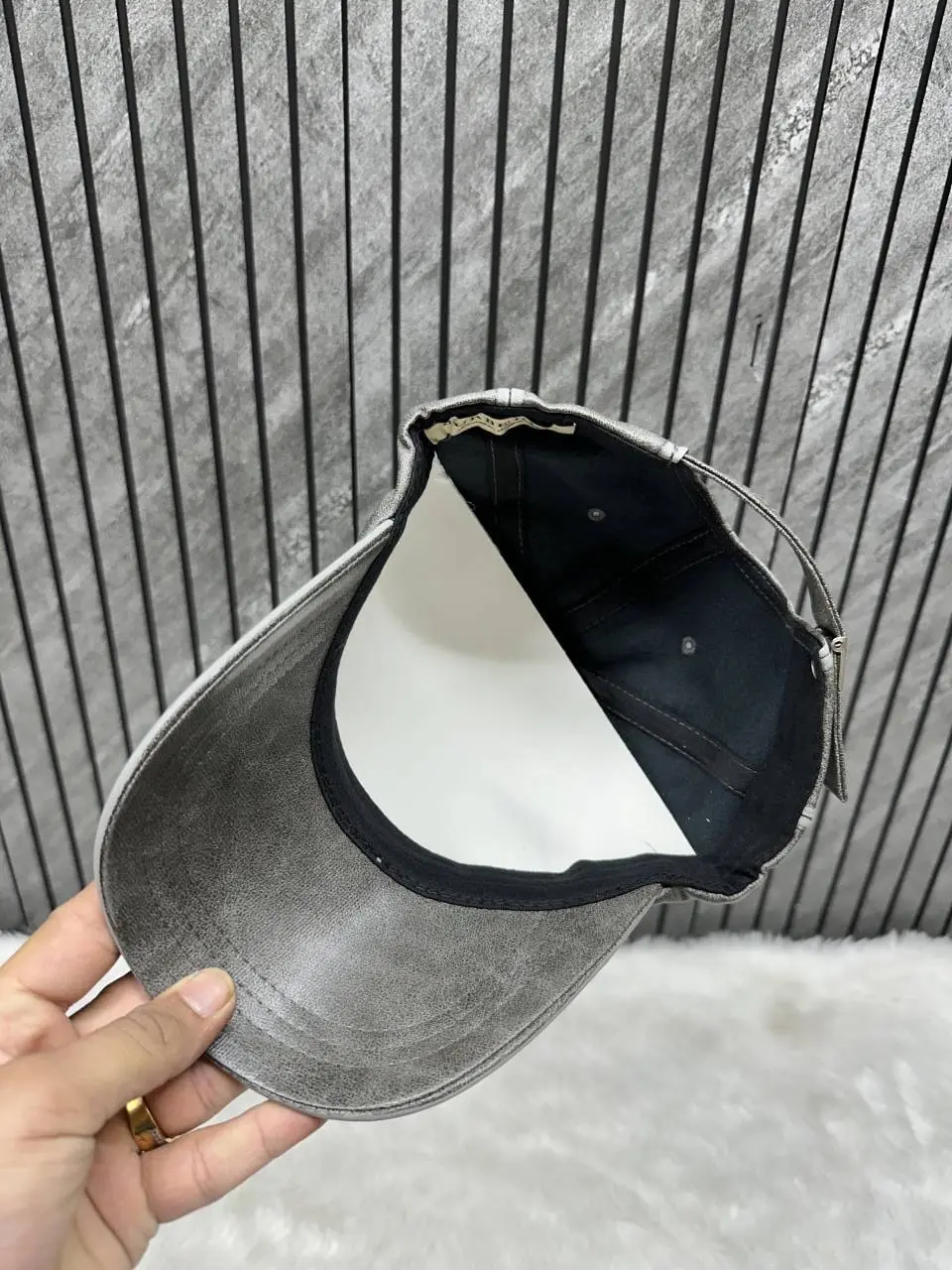 Burberry 11 Highend Premium Graphite Unisex Cap With Original Polly bag - Image 3