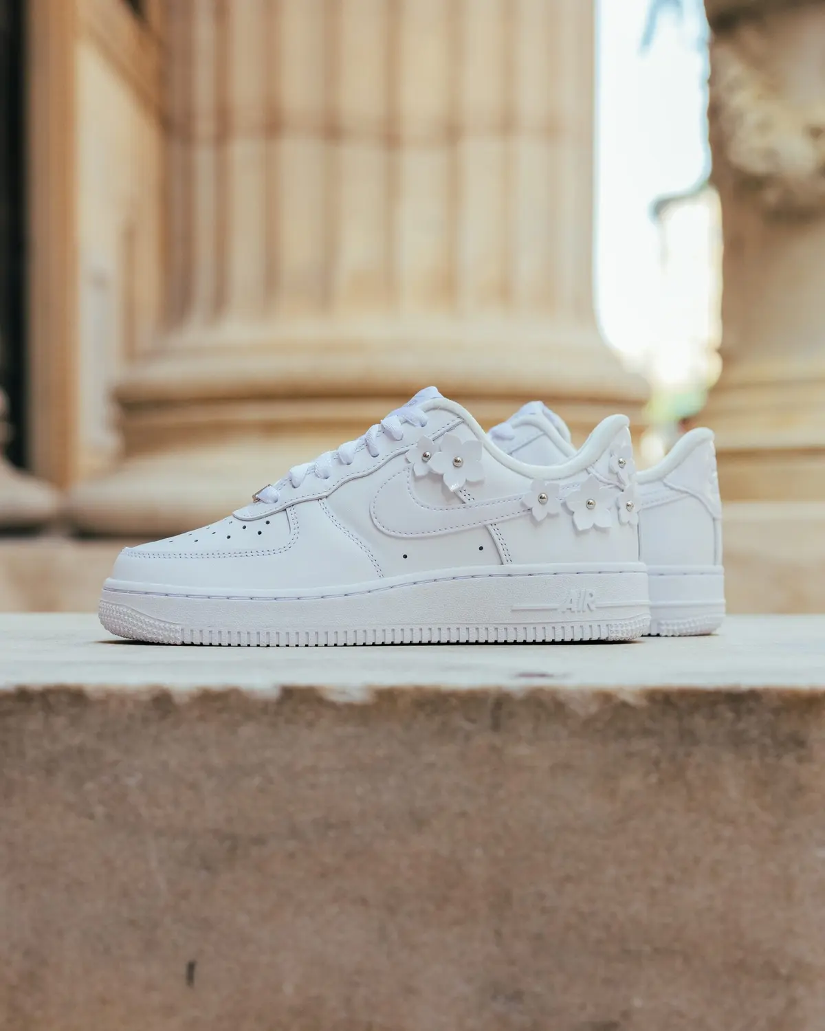 Air Force 1 07 Florette Triple White For Womans - Image 4