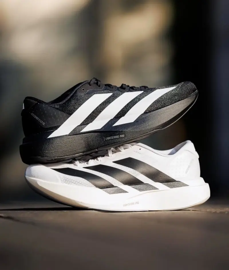 Adidas adizero evo sl core White Black - Image 4