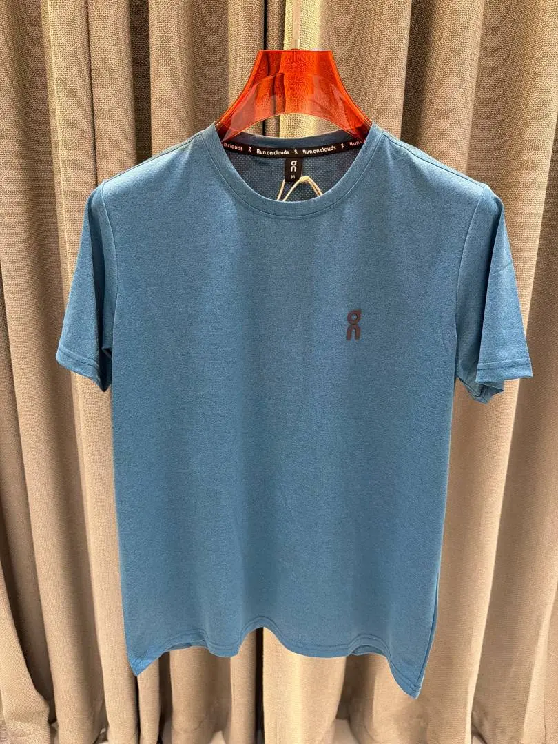 On Cloud Round Neck T-shirt Petrol Blue - Image 2