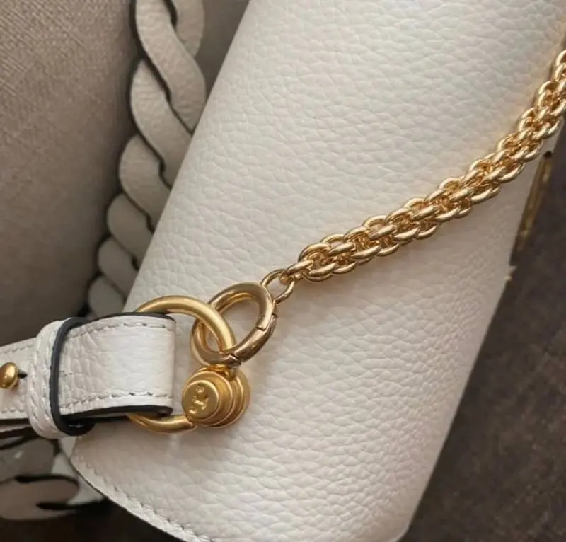 Tori Burch Miller White ShoulderBag With OriginalBox - Image 5