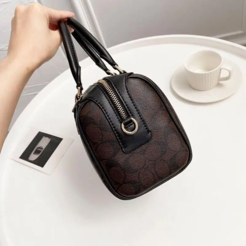 Coach Rowan Satchel Coffee-Black Premium With OriginalBox - Image 8
