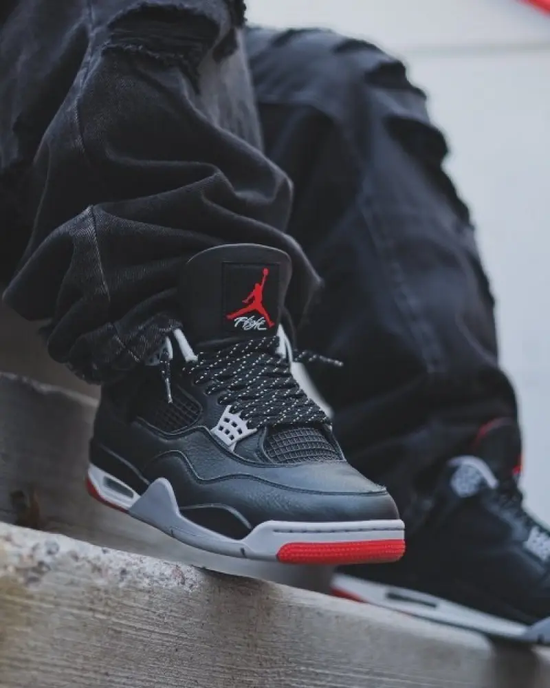 Air Jordan 4 Retro Bred Reimagined semi UA quality - Image 4
