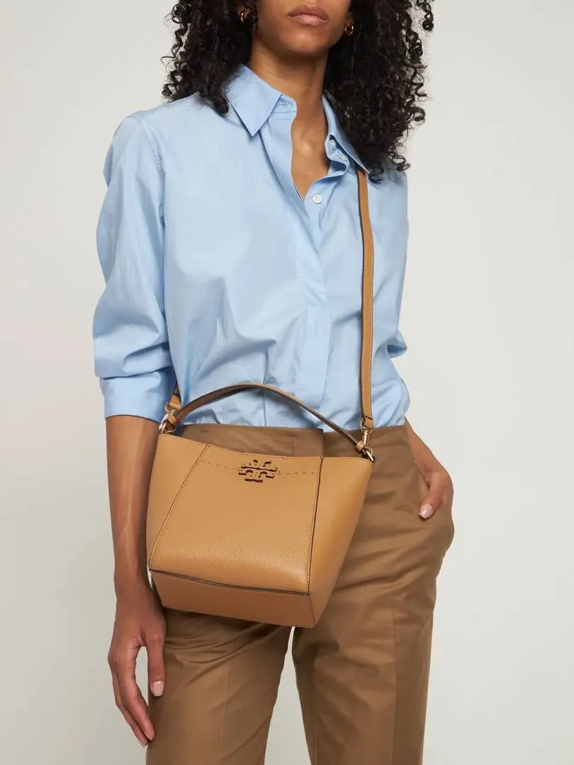 Tori Burch McGraw Bucket Bag With OriginalBox DustCover - Image 9