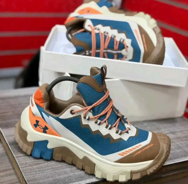 Under Armorr Athletic Hiking Bayou Orange Cantaloupe Gum Tan 1191 - Image 4