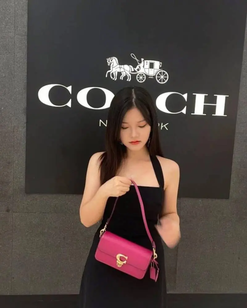 Coach Studio Baguette Hot-Pink Leather With OriginalBox DustCover Tags - Image 2