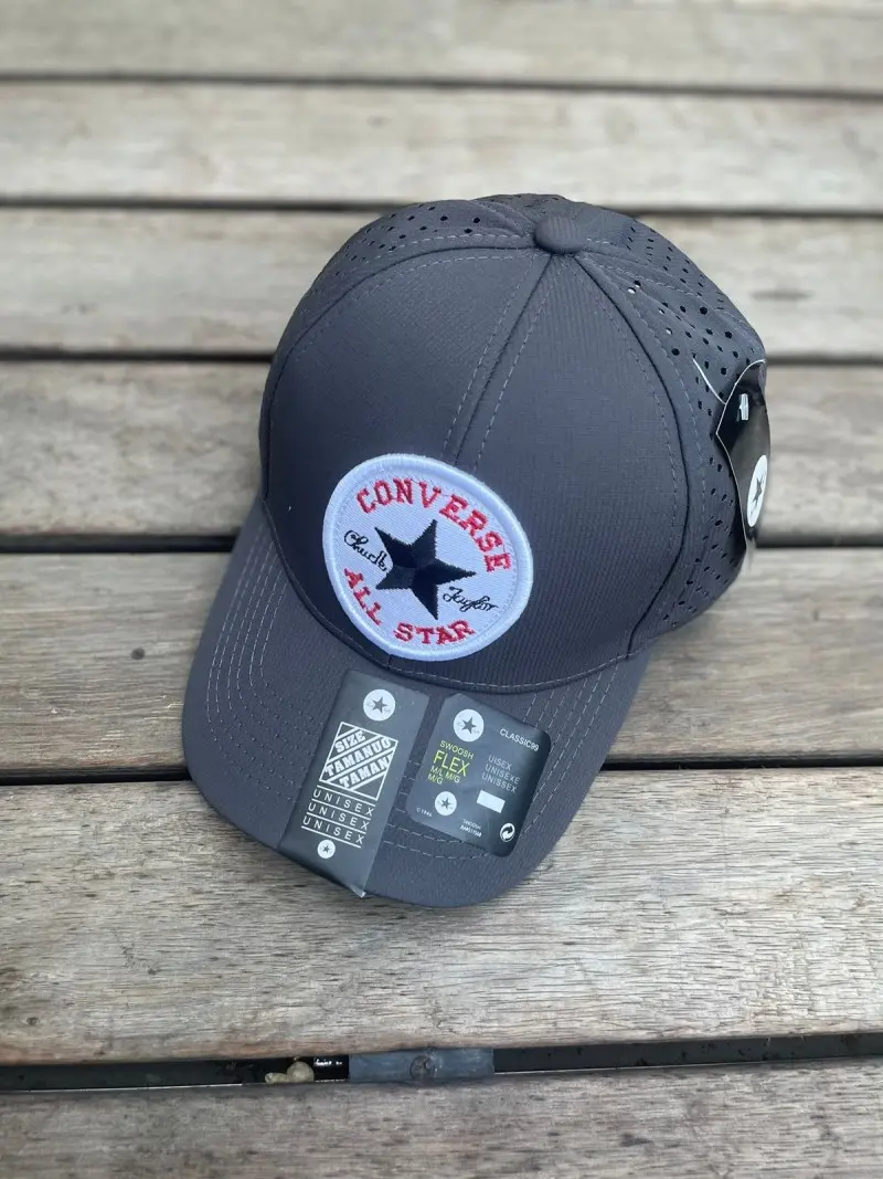 Converse Chuck Taylor All Star Logo Grey Net Premium Unisex Cap (With Box) 771