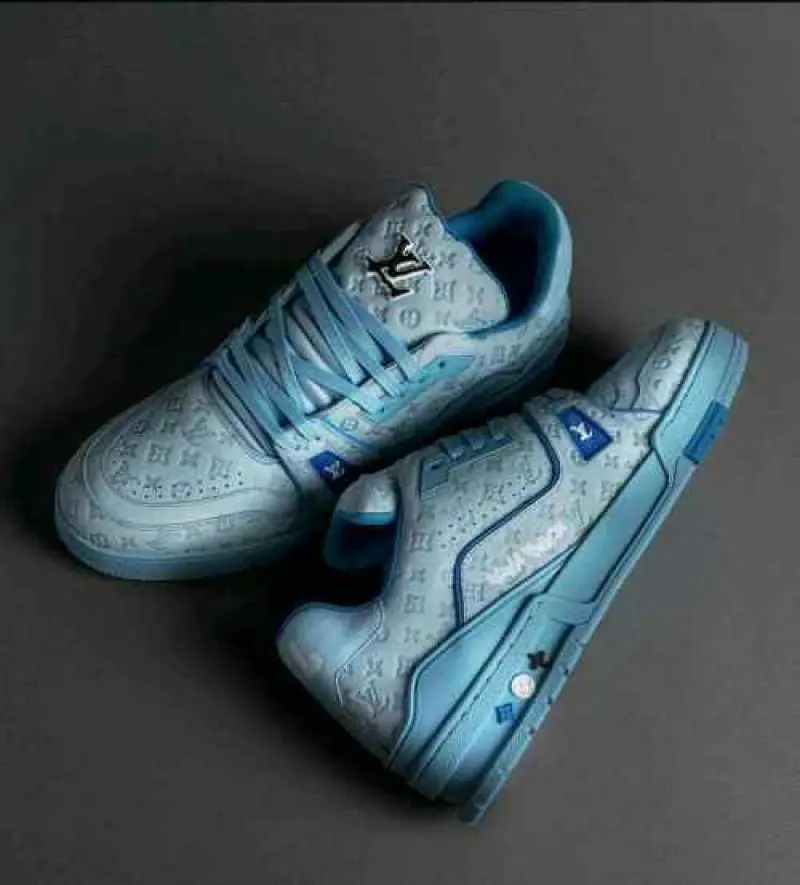 Louis Vuittonn X Tyler The Creator Trainer Blue 360