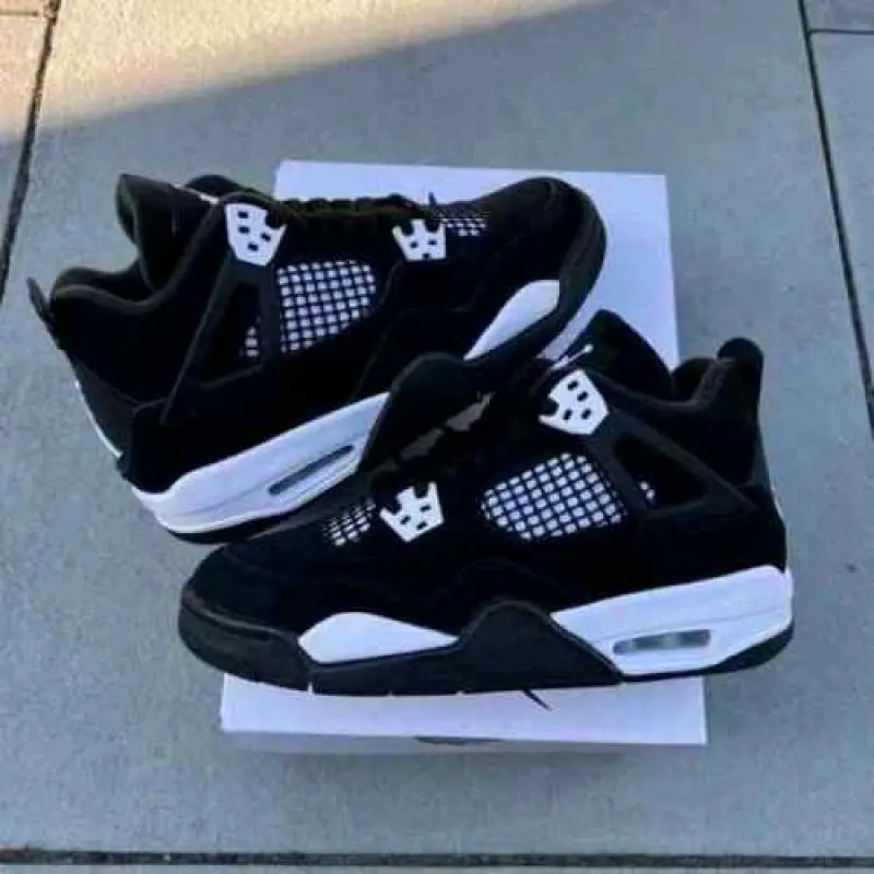Nike Air Jordan 4 white thunder semi ua - Image 4
