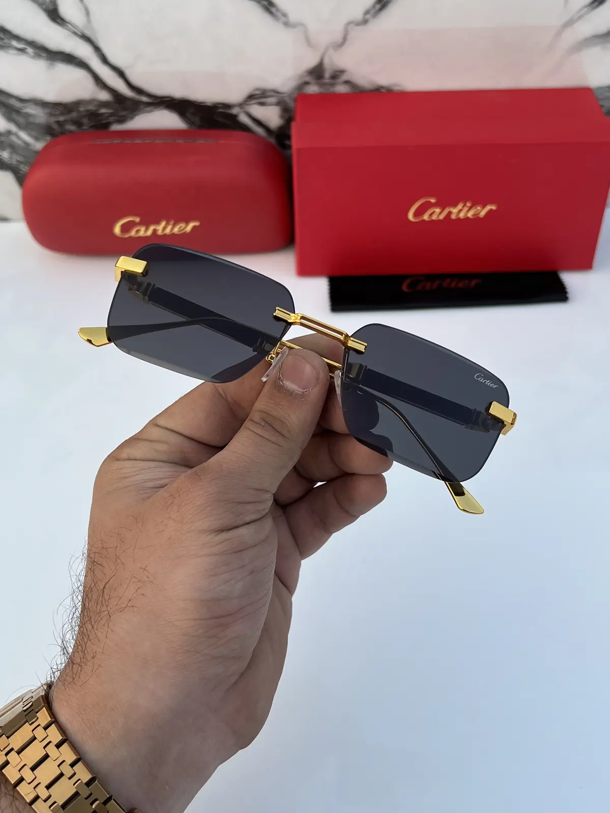 Cartier 90198 gold black - Image 4
