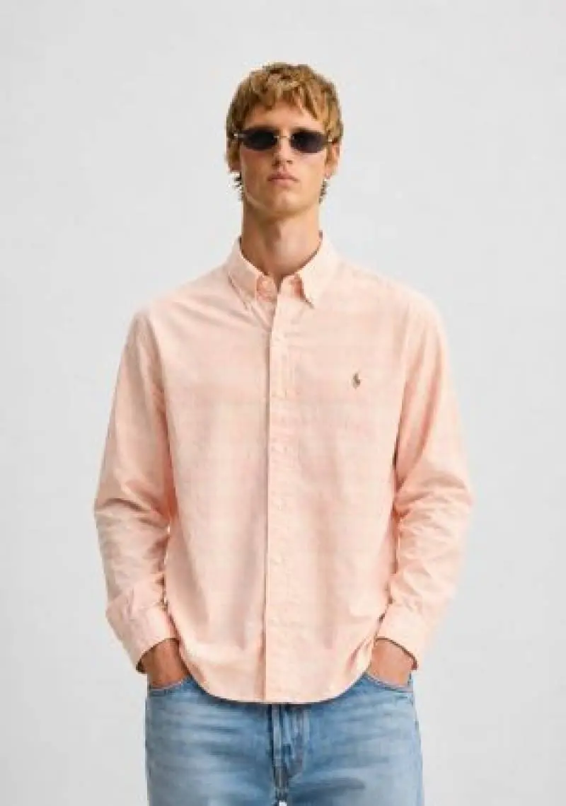 Ralph LAUREN P-OLO IMPORTED STORE ARTICLE SHIRT PINK