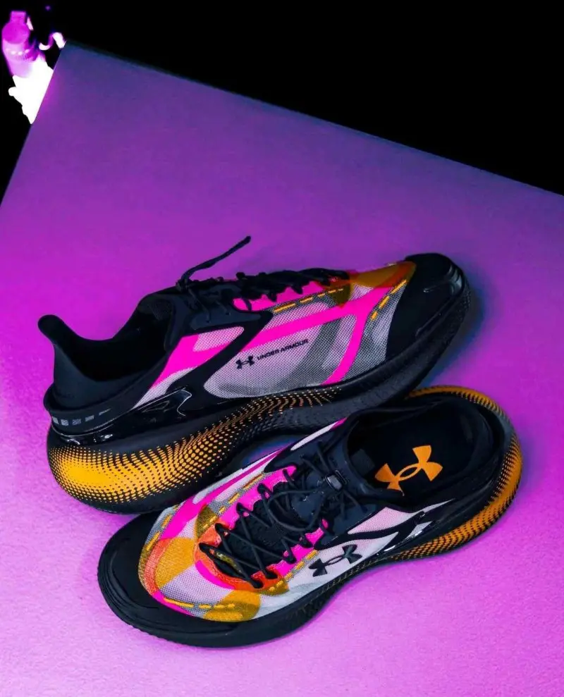 Under Armorr Echo Slipspeed Black Rebel Pink - Image 4