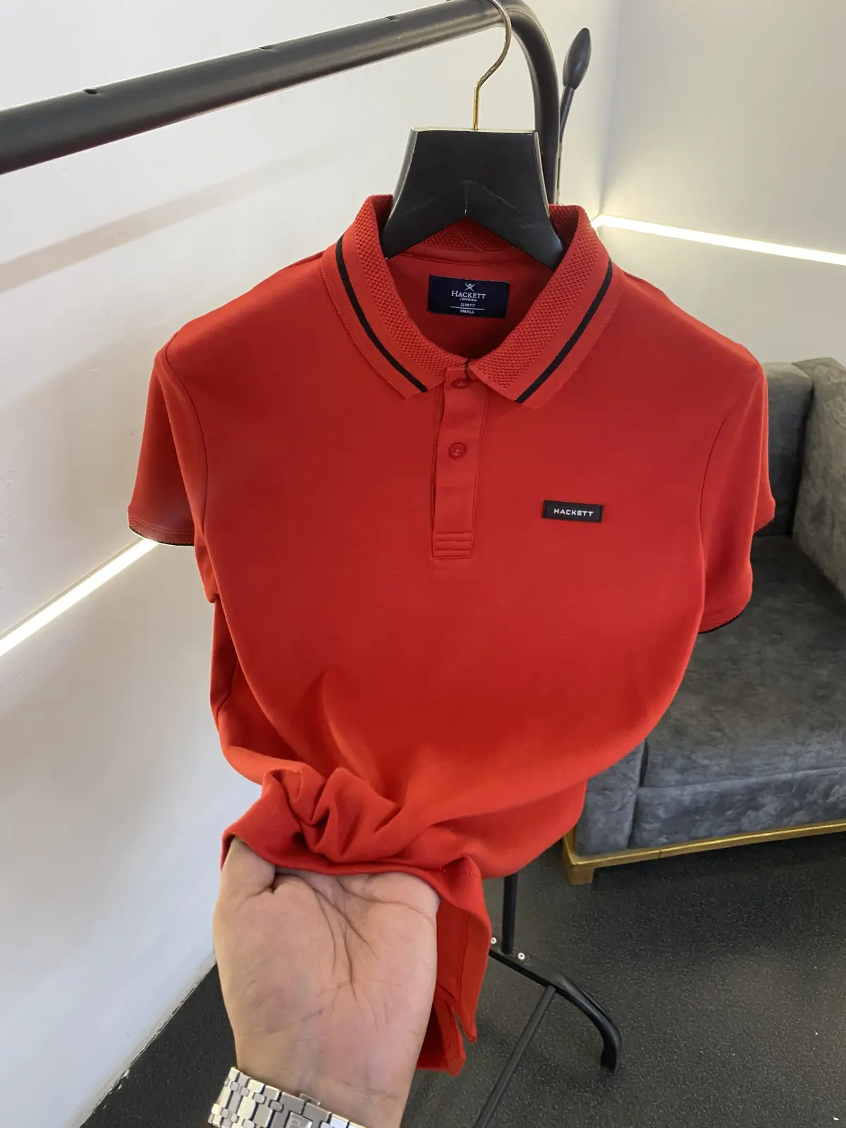 Hackett aston martin imported polo tshirt red sale - Image 2
