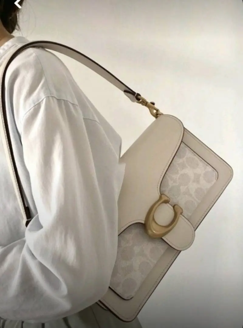 Coach Tabby 26 Shoulder Bag With OG Box & Dust Bag (Printed White-848) - Image 3