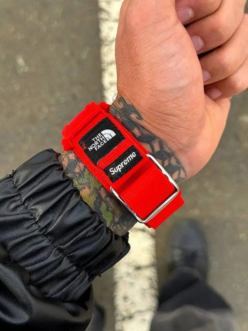Casio G-Shock x Supreme x Special Edition Red and white - Image 3